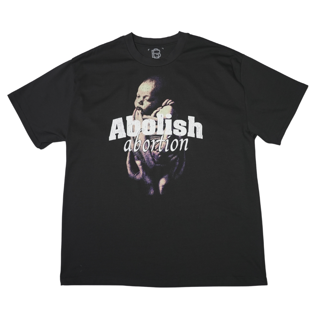 ABOLISH ABORTION (HEAVY T SHIRT)