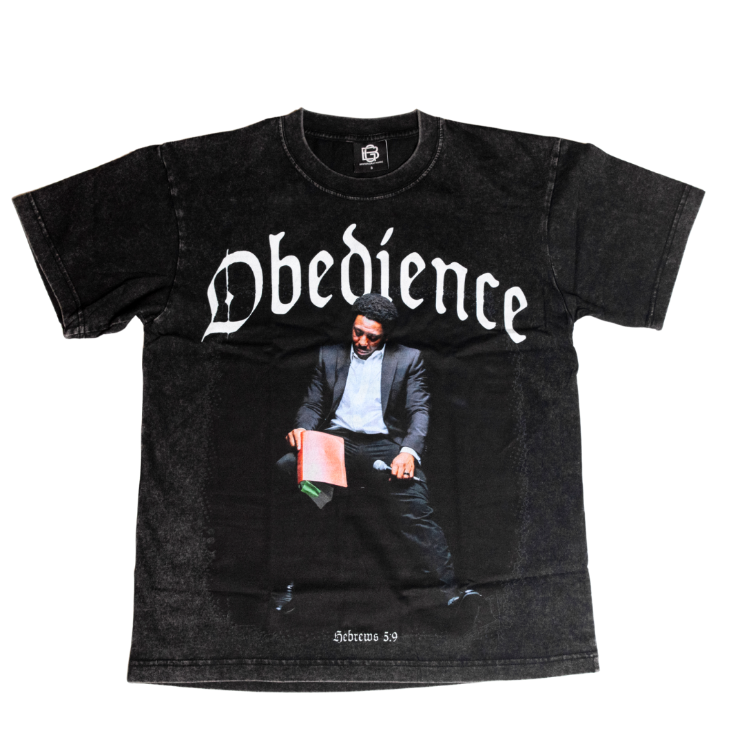Obedience Album Vintage Oversized Heavyweight Tee | Hebrews 5:9